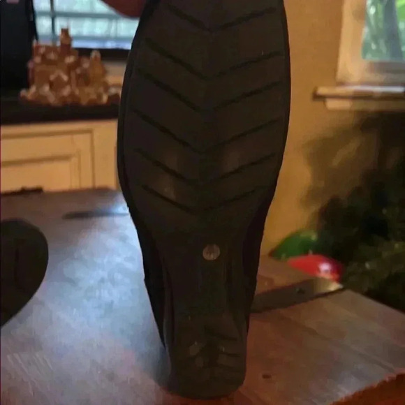 Aquatalia Women's Black Ankle Lined Wege Boots Size 9 - Picture 5 of 5